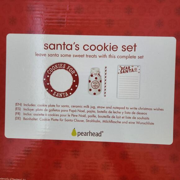 Santa's Cookie set Christmas New in Box - Picture 3 of 3